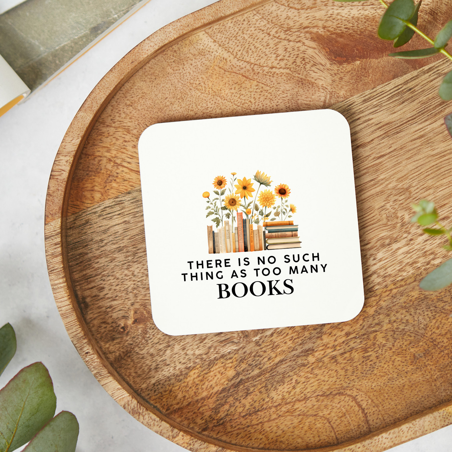 Reading Coasters, Book Lover Gift,Funny Birthday Gift For Best Friend, Book Lover, Friendship Gift, Book Coaster, Reading gifts - Peach and Pine