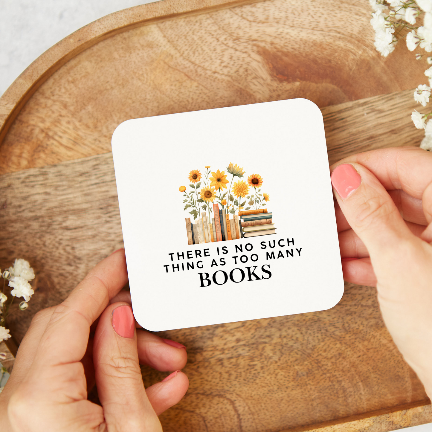 Reading Coasters, Book Lover Gift,Funny Birthday Gift For Best Friend, Book Lover, Friendship Gift, Book Coaster, Reading gifts - Peach and Pine